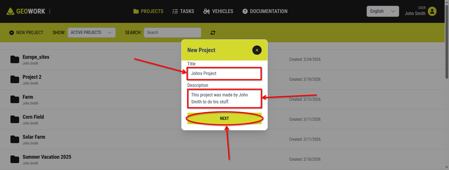Project title