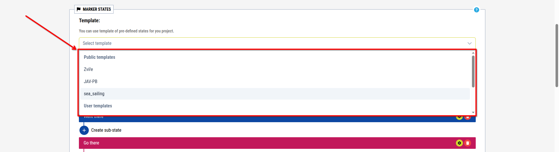 Selecting temp